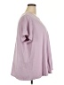 Roaman's Purple Short Sleeve Top Size 30 (3X) - photo 4