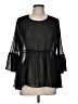 BCBGeneration Black 3/4 Sleeve Blouse Size M - photo 1