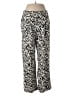 Jules & Leopold 100% Polyester Animal Print Ivory Casual Pants Size S - photo 1