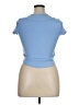 Almost Famous Blue Short Sleeve Top Size XL - photo 2