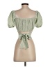 Altar'd State Green Short Sleeve Blouse Size XS - photo 2