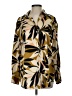 Haver 100% Polyester Print Gold Long Sleeve Blouse Size S - photo 1
