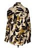 Haver 100% Polyester Print Gold Long Sleeve Blouse Size S - photo 2