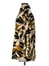 Haver 100% Polyester Print Gold Long Sleeve Blouse Size S - photo 5