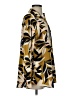 Haver 100% Polyester Print Gold Long Sleeve Blouse Size S - photo 4