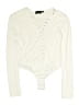 PrettyLittleThing Ivory Bodysuit Size 8 - photo 1