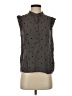 Bella Dahl 100% Rayon Gray Sleeveless Button-Down Shirt Size S - photo 1