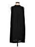 H&M 100% Polyester Solid Black Casual Dress Size 12 - photo 1