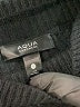 Aqua 100% Cashmere Black Cashmere Pullover Sweater Size S - photo 7