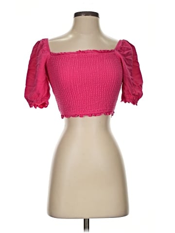 Aqua Short Sleeve Top (view 1)