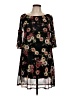 Potter's Pot Floral Black Casual Dress Size L (estimated) - photo 1