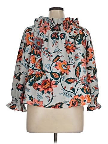 Tuckernuck 3/4 Sleeve Blouse (view 2)