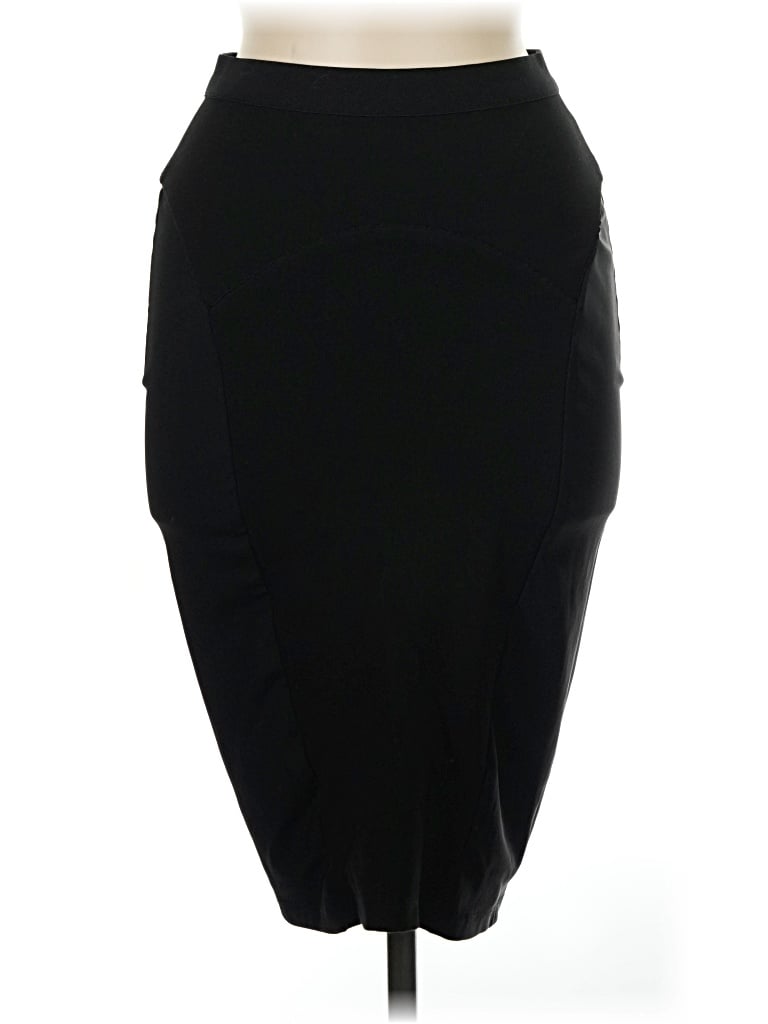 Pre-owned Fleur Du Mal Formal Skirt In Black