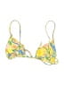 Aurelle Print Yellow Swimsuit Top Size M - photo 2