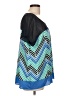 Ann Taylor 100% Polyester Blue Short Sleeve Blouse Size L - photo 4