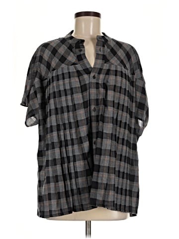 Billy Reid 3/4 Sleeve Button-Down Shirt (view 1)