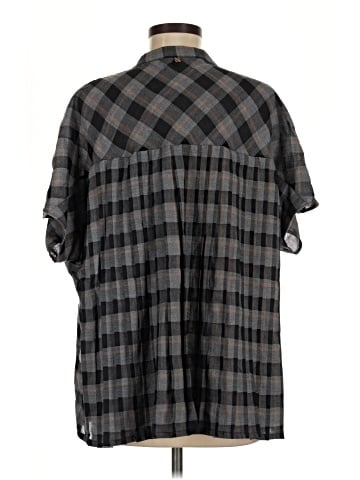 Billy Reid 3/4 Sleeve Button-Down Shirt (view 2)