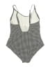Kona Sol Houndstooth Gray One Piece Swimsuit Size L - photo 2