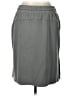 FLX Solid Gray Casual Skirt Size L - photo 2