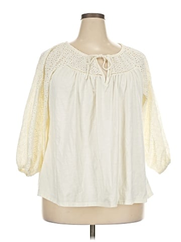 Lane Bryant 3/4 Sleeve Blouse (view 1)