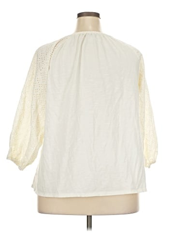 Lane Bryant 3/4 Sleeve Blouse (view 2)