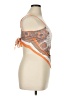 Shein 100% Polyester Orange Sleeveless Blouse Size XL - photo 4