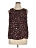 Apt. 9 100% Polyester Burgundy Sleeveless Blouse Size XL - photo 1