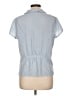 Covington Stripes Blue Short Sleeve Blouse Size L - photo 2