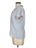 Covington Stripes Blue Short Sleeve Blouse Size L - photo 5