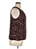 Apt. 9 100% Polyester Burgundy Sleeveless Blouse Size XL - photo 4