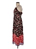 Express 100% Rayon Floral Red Casual Dress Size S - photo 5