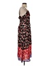 Express 100% Rayon Floral Red Casual Dress Size S - photo 4