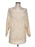 Tahari Chevron-herringbone Ivory Pullover Sweater Size L - photo 1