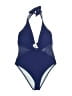Cupshe Solid Blue One Piece Swimsuit Size XL - photo 1