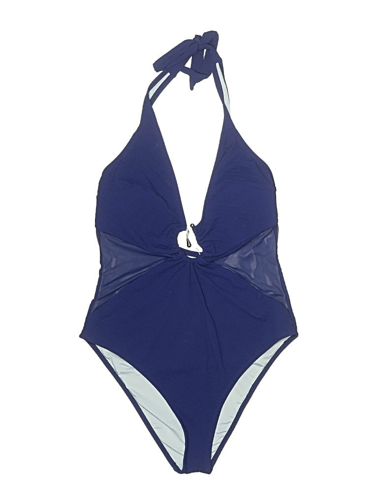 Pre-owned Cupshe One Piece Swimsuit In Blue
