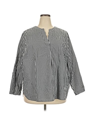 Lands' End 3/4 Sleeve Blouse (view 1)