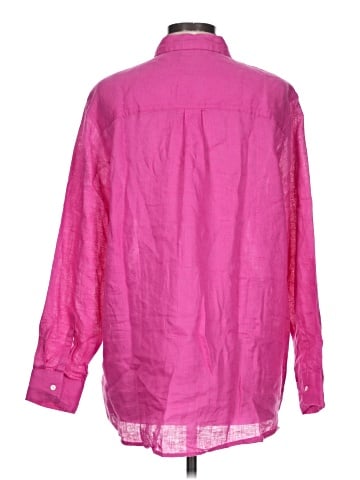 Gap 3/4 Sleeve Button-Down Shirt (view 2)