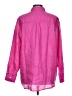 Gap 100% Linen Color Block Pink 3/4 Sleeve Button-Down Shirt Size L - photo 2