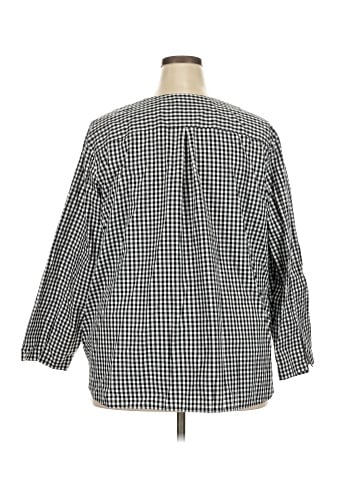 Lands' End 3/4 Sleeve Blouse (view 2)