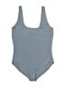 Parade Solid Gray One Piece Swimsuit Size M - photo 1