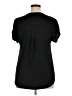 Universal Thread 100% Rayon Black Short Sleeve Blouse Size XL - photo 2