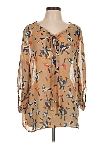 Monroe and Main 3/4 Sleeve Blouse (view 1)