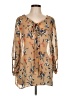 Monroe and Main 100% Polyester Tan 3/4 Sleeve Blouse Size L - photo 1