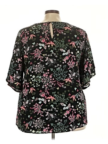 Bobeau Short Sleeve Blouse (view 2)