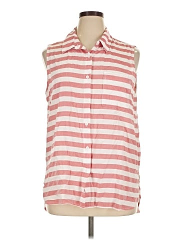 BeachLunchLounge Sleeveless Button-Down Shirt (view 1)