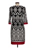 Tiana B. Print Black Casual Dress Size 10 - photo 2