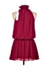 Amanda 100% Polyester Solid Burgundy Pink Cocktail Dress Size M - photo 2
