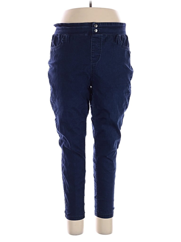 Pre-owned Terra & Sky Casual Pants In Blue