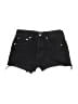 AGOLDE 100% Cotton Stars Black Denim Shorts Size 25 waist - photo 1