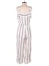 Sienna Sky Stripes White Jumpsuit Size M - photo 2